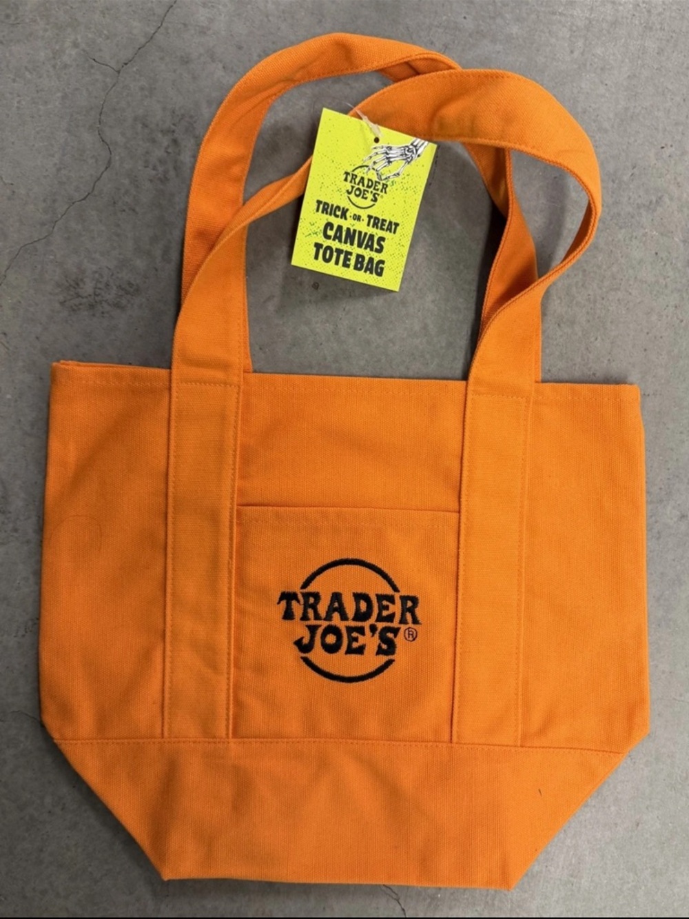 Orange Mini Tote Bag – Trader Joe’s Limited Edition – NWT